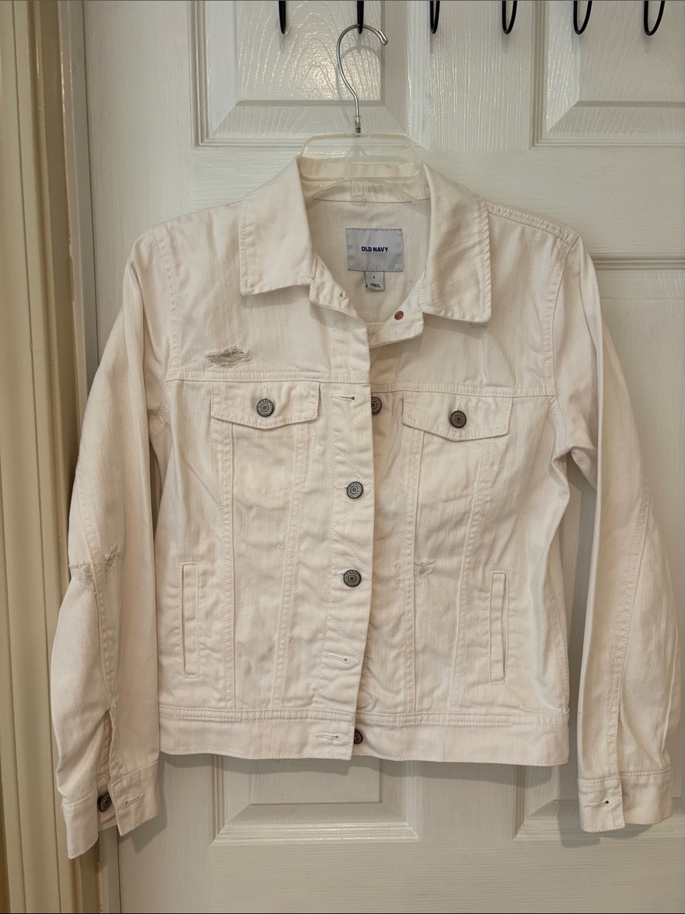 Old Navy - White Denim Jacket